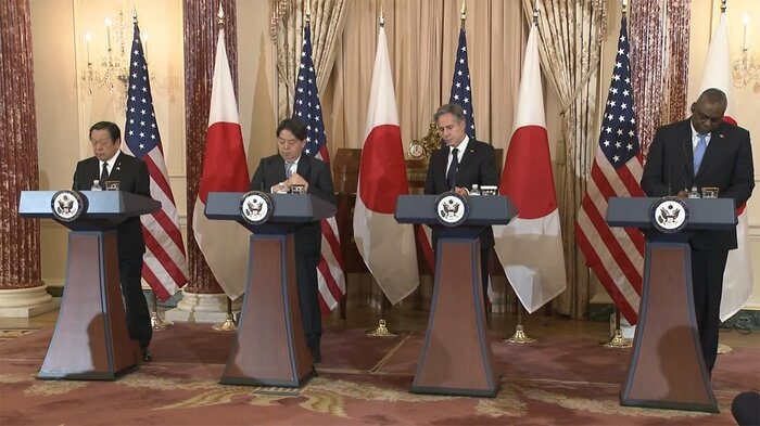 日米2+2では中国について「インド太平洋地域及び国際社会全体における最大の戦略的挑戦」との認識を共有