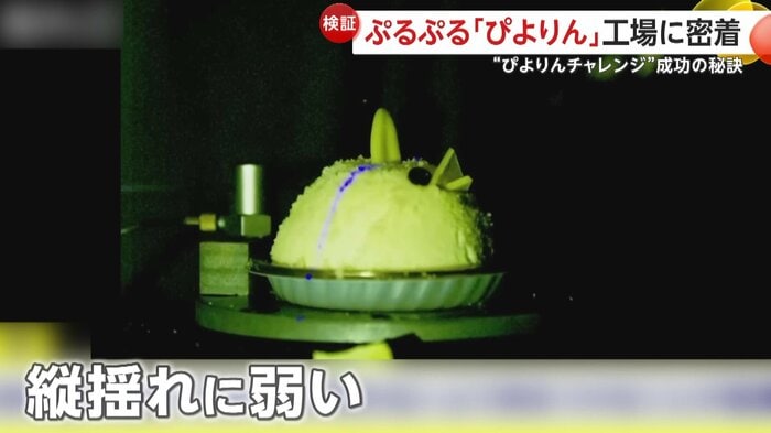 検証中の『ぴよりん』の姿(映像提供:ジェイアール東海フードサービス)