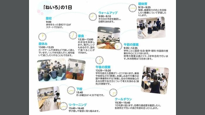 「ねいろ」での一日(世田谷区HPより)