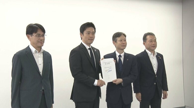 リニア中央新幹線の早期全線開業を三重県知事らがJR東海に要望 名古屋ー大阪間のルートや駅の場所の決定など求める｜FNNプライムオンライン