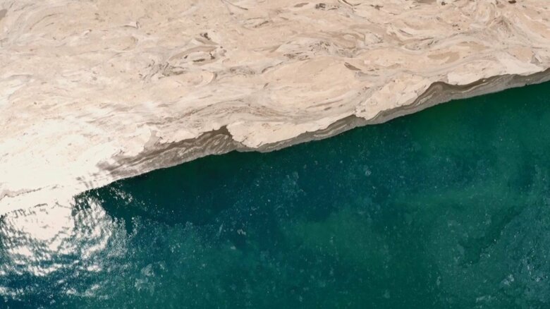 マルマラ海で異常発生している「海の鼻水」