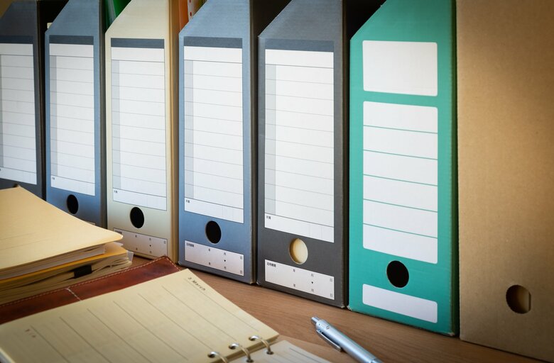 集めた資料は整理して一元管理しよう（画像はイメージ）