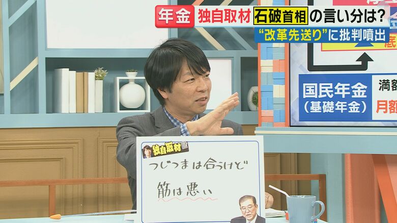 石破首相は「つじつま合うけど、筋は悪い」と発言