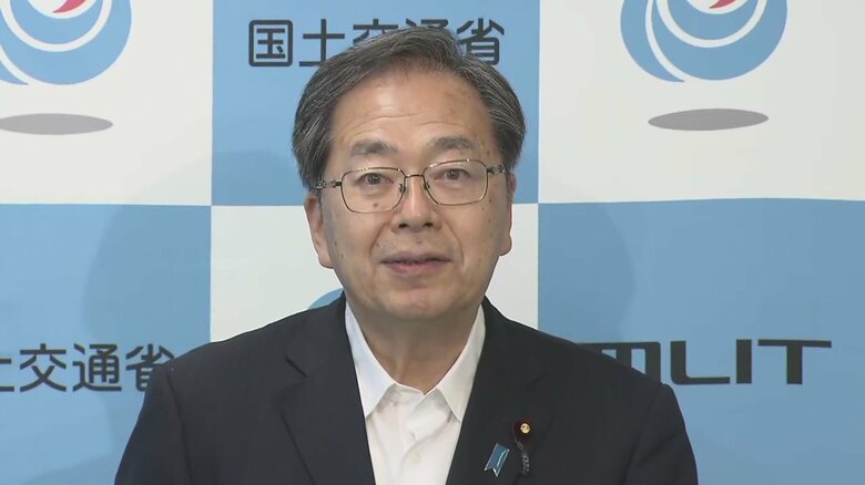 ビッグモーターへの立ち入り検査について言及した、斎藤国交相（28日午前11時15分すぎ）