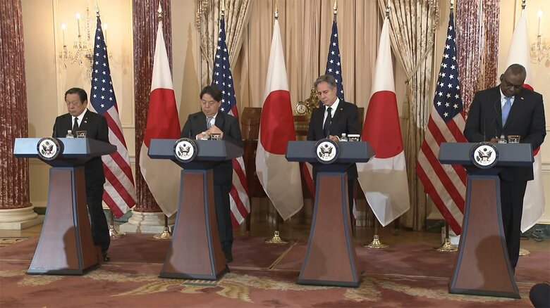 日米2＋2では中国について「インド太平洋地域及び国際社会全体における最大の戦略的挑戦」との認識を共有