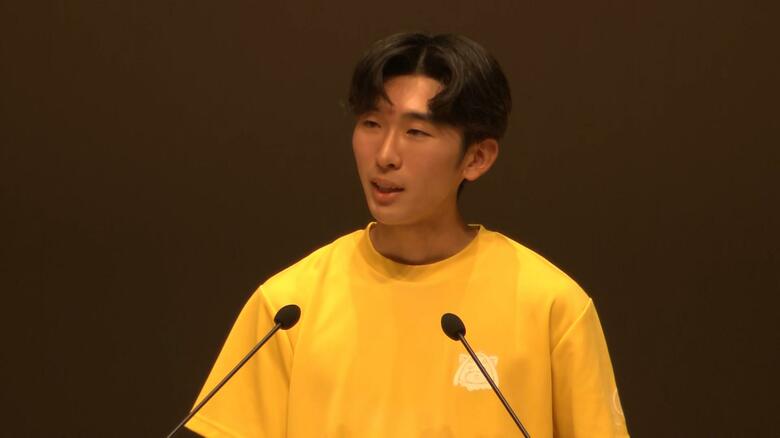 実行委員会委員長の鎌田理仁さん（秋田高3年）