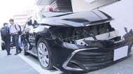 “ニセ覆面パトカー”で飲酒運転し電柱に衝突事故の疑い…サイレン鳴らし信号無視やスピード違反繰り返す　男2人逮捕