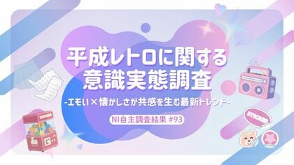 平成レトロ、認知率9割突破-「懐かしい」だけじゃない“売れるトレンド”へ