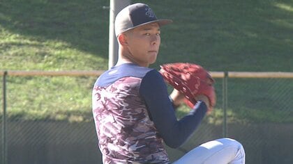156キロ左腕・前田侑大投手（高岡第一高校）　驚きの「柔軟性」が生み出す一級品のストレート　富山から夢のプロ舞台へ、ドラフト迫る