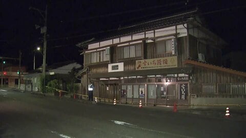 死因は頭を“鈍器”で殴られたことによる循環血液量減少性ショック…他殺か　和菓子店兼住宅で80歳男性死亡　山口・美祢市