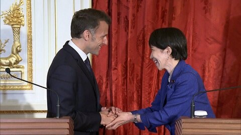 日仏首脳が経済安全保障で連携強化の共同声明　ホルムズ海峡の安全航行やレアアースの供給態勢強化などで協力