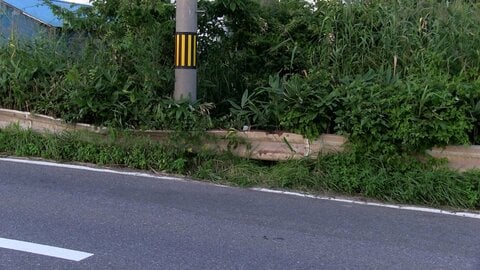 ひき逃げか　国道で80歳の女性死亡　“プラスチック片”が多数散乱