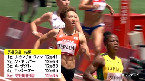 21年ぶりに準決勝進出 陸上・女子100mハードル
