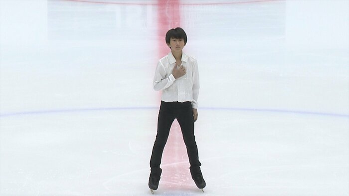 ジュニア男子で優勝した岡本和彩