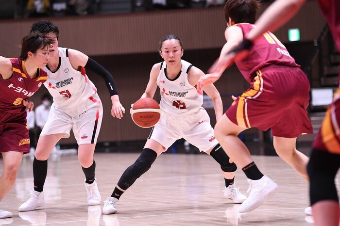 前半で得点を重ねたエース・渡邉亜弥選手