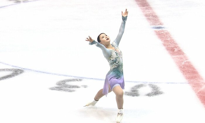 2年ぶりの全日本出場を決めた白岩優奈