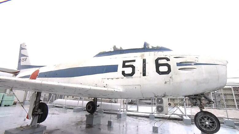 病院屋上になぜF-86戦闘機が? 「初代ブルーインパルス」に込められた日米平和の物語【静岡市葵区】｜FNNプライムオンライン