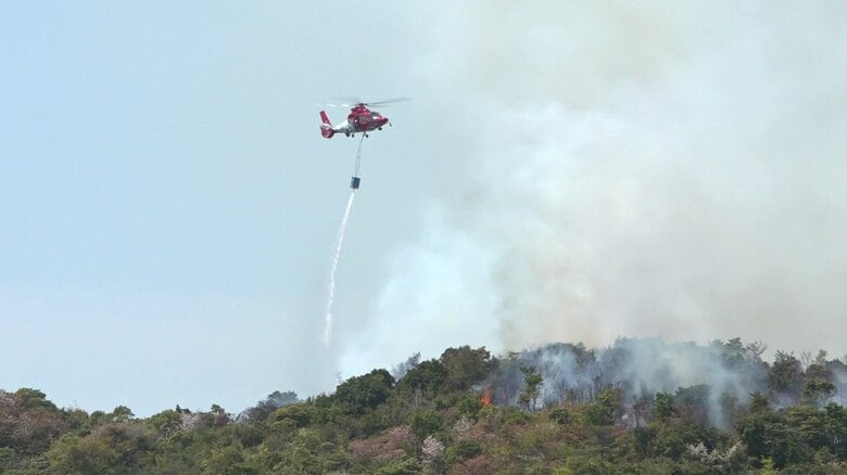 五島の山火事で会社員を書類送検…木の枝480キログラム処分のため複数回焼却 森林に飛び火させた疑い｜FNNプライムオンライン