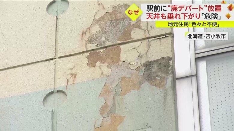 外壁も朽ちてしまっている