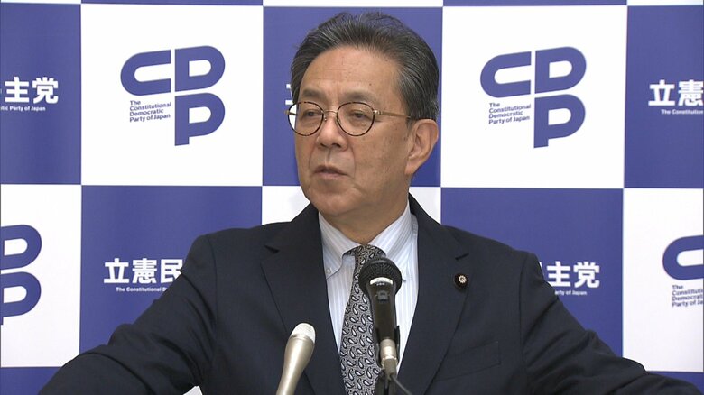 立憲民主党　水岡代表