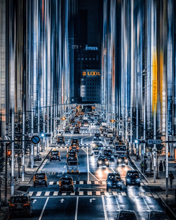 銀座の目貫通り