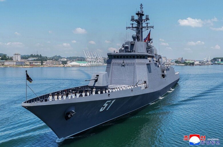 北朝鮮の最新駆逐艦「崔賢」（チェヒョン 51）