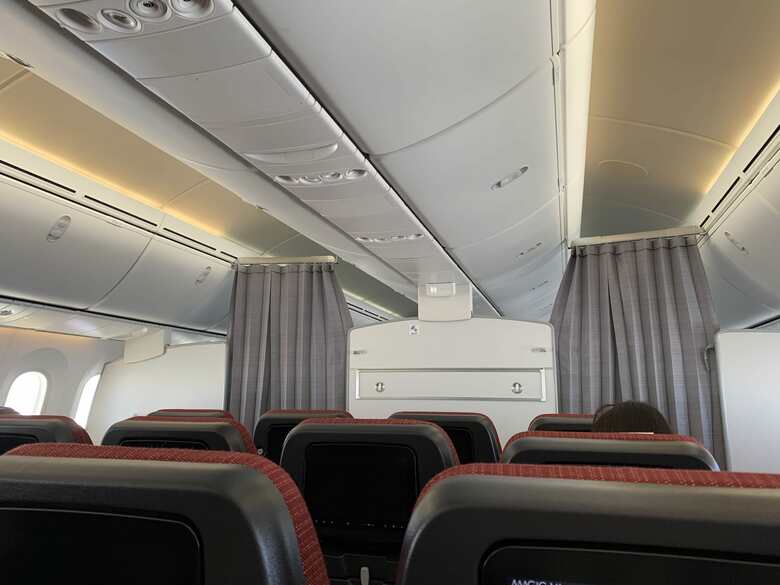 モスクワ行きの乗客はわずか13人。ほぼ“貸し切り”だった（2020年3月）