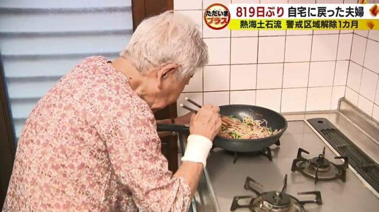 引っ越し初日の昼食は野菜炒め