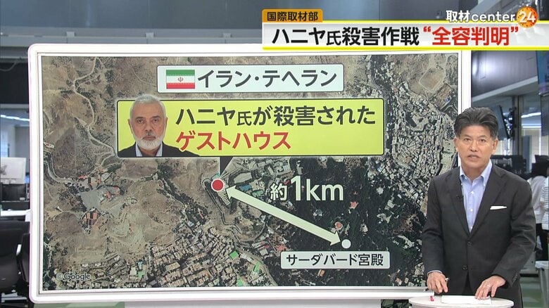 ゲストハウスの位置
