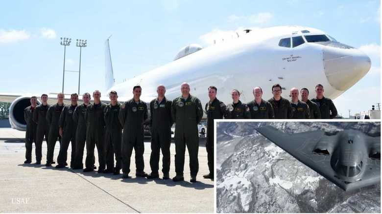 米戦略核兵器部隊が今だから見せたいE-6B戦略核ミサイル発射指揮機。でも、誰に?