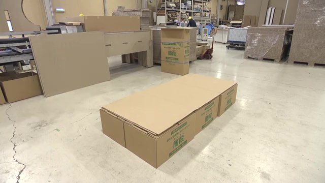 神田産業の段ボールベッド