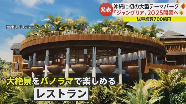 展望デッキの下には大絶景をパノラマで楽しむことができるレストランも