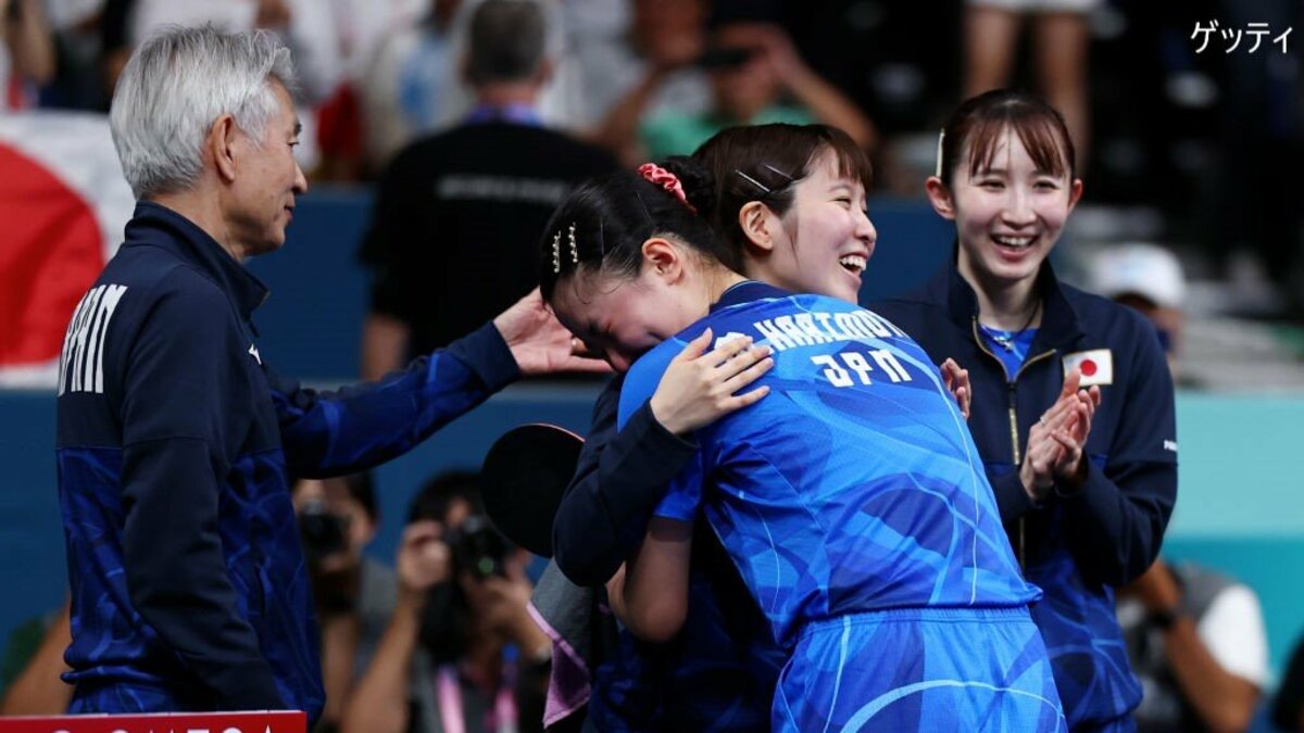 張本美和　ミニスカ 卓球女子団体“キープレイヤー”張本美和の大逆転劇で決勝進出 石川佳純「3選手全員がいいプレーをした結果」｜FNNプライムオンライン