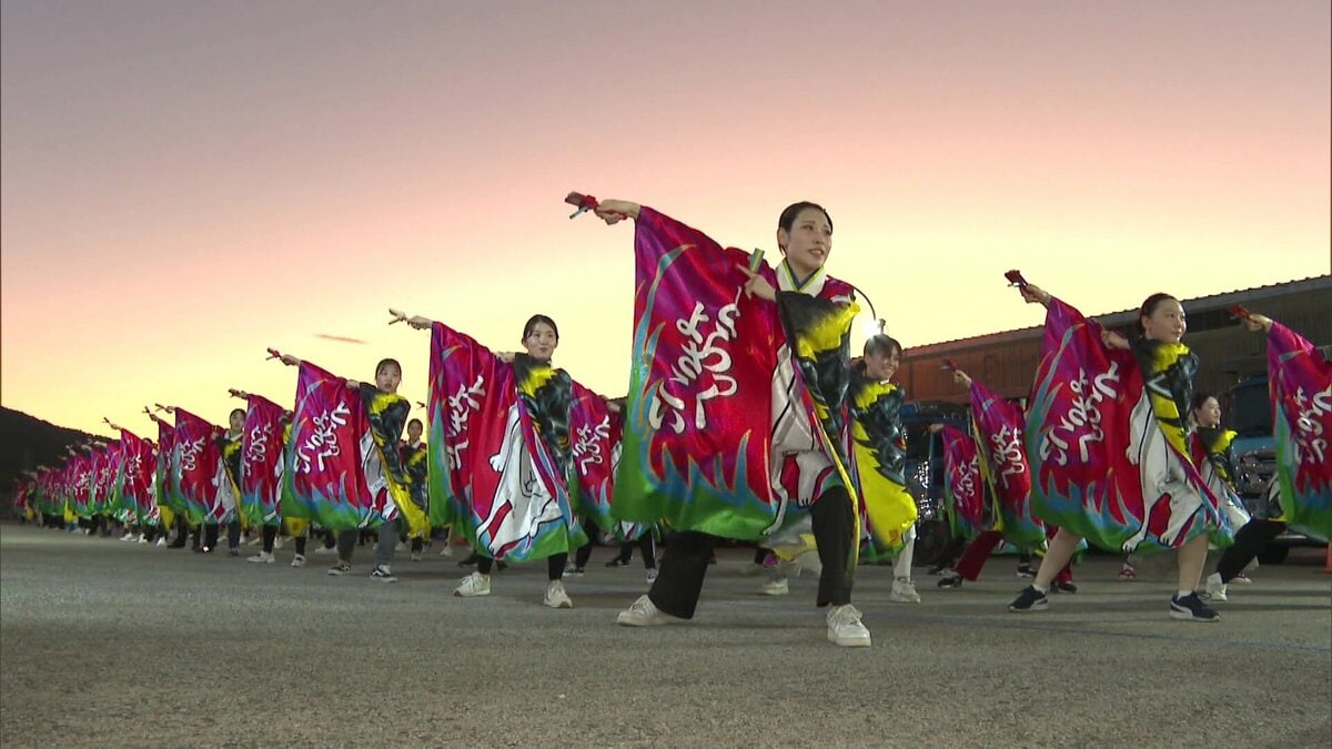 よさこい祭りを“とらっく”色に！一糸乱れぬ踊りを目指し「魅せる隊列美」でよさこい大賞3連覇へ【高知発】｜FNNプライムオンライン