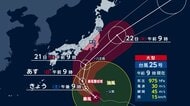 【台風情報】台風25号が強い勢力で関東接近へ　シルバーウィーク直撃か　21日は最大瞬間風速50メートル予想　千葉など豪雨被災地で再び警戒