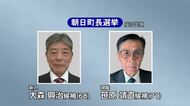 朝日町長選挙が告示　現職と新人が立候補して12年ぶりの選挙戦がスタート