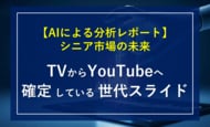【総務省公表データ（過去10年）を基にAI分析】60代YouTube利用は約3倍、2026～27年にTV逆転予測