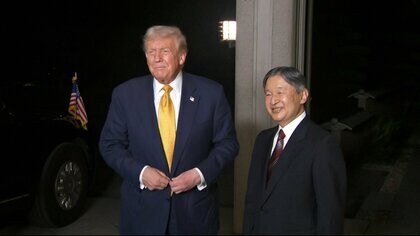 【速報】天皇陛下がトランプ大統領と６年半ぶりに面会　英語で「またお会い出来て嬉しいです」