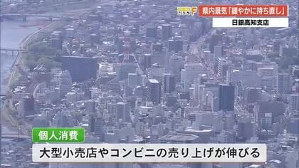 【高知】朝ドラ効果で観光客13.9%増　個人消費も堅調で県内の景気『緩やかに持ち直し』と日銀判断