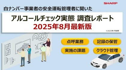 【2025年7月調査】アルコールチェック実態 調査レポートを公開