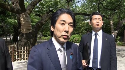 【速報】城内大臣が靖国神社参拝　春の例大祭で高市内閣の閣僚で今回初「英霊に感謝。世界の平和と安定に今後も貢献」