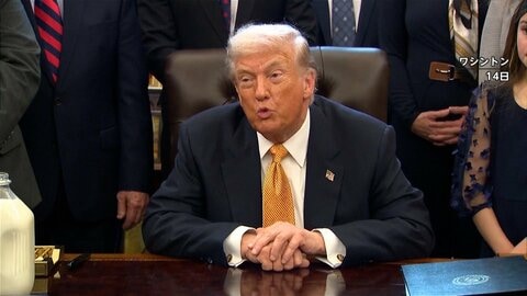 イラン情勢めぐりトランプ氏「デモ参加者の殺害は止まりつつある」　イランへの軍事介入可能性は明言避ける