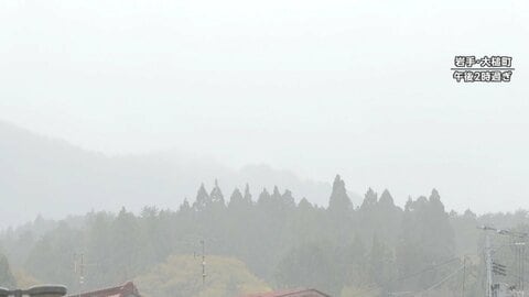 山林火災 7日目　町長「深刻な局面は脱した」　岩手・大槌町