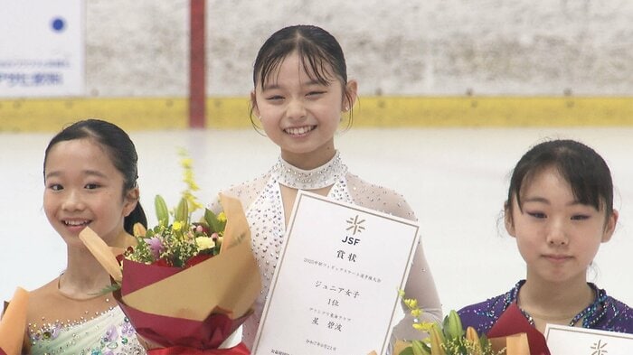 シニア女子表彰台(中部選手権)