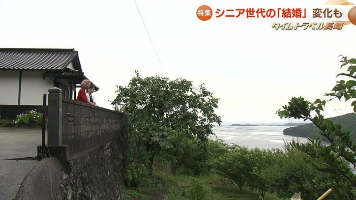 新しい家からは大村湾が一望できる