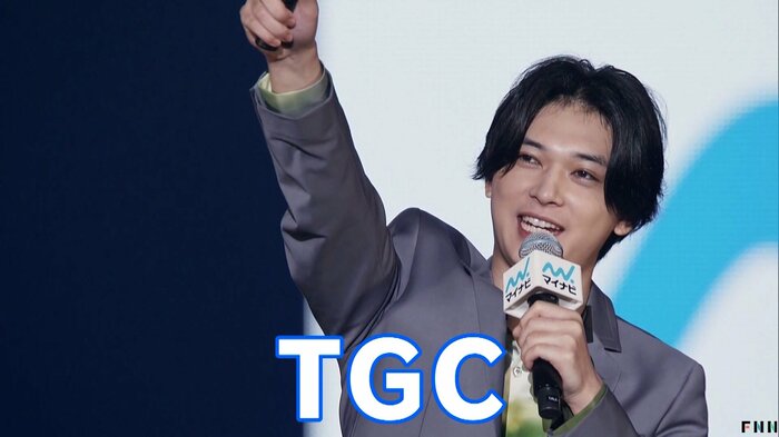 2年ぶりの登場で開会宣言(マイナビ TGC 2021 A/W)
