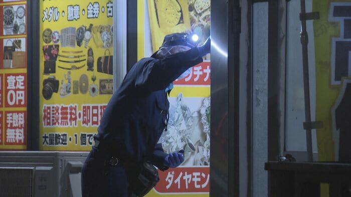 事件現場(新潟市東区・2024年6月)