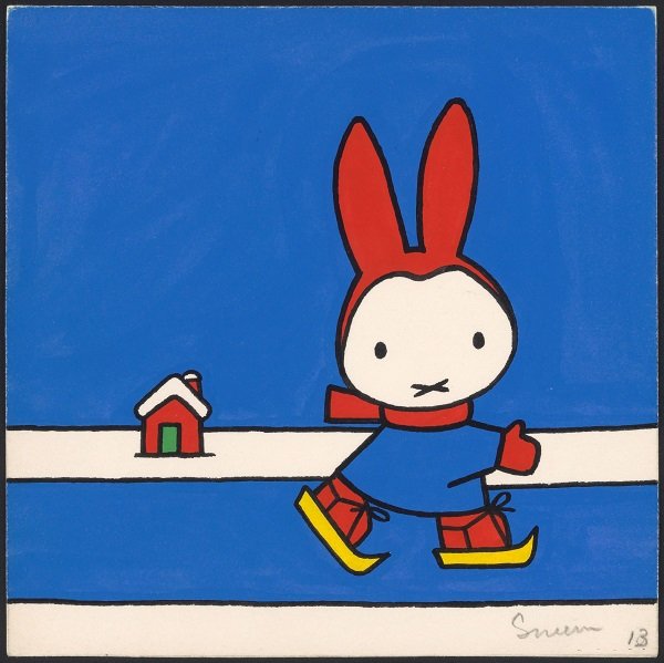 『ゆきのひの うさこちゃん』 原画 1963年