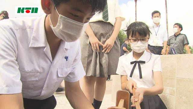 75回目の長崎原爆の日へ平和祈念式典の準備進む…児童や生徒が献水に向けて採水