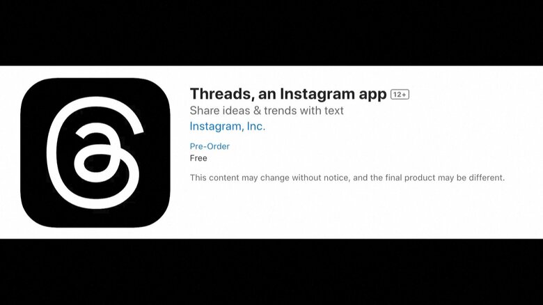メタ　ツイッター対抗サービス「Threads(スレッズ)」公開　インスタアカウントやフォロワーも引き継ぎ可｜FNNプライムオンライン